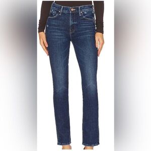 MOTHER The Rascal Skimp Jeans 34 in Dark Blue